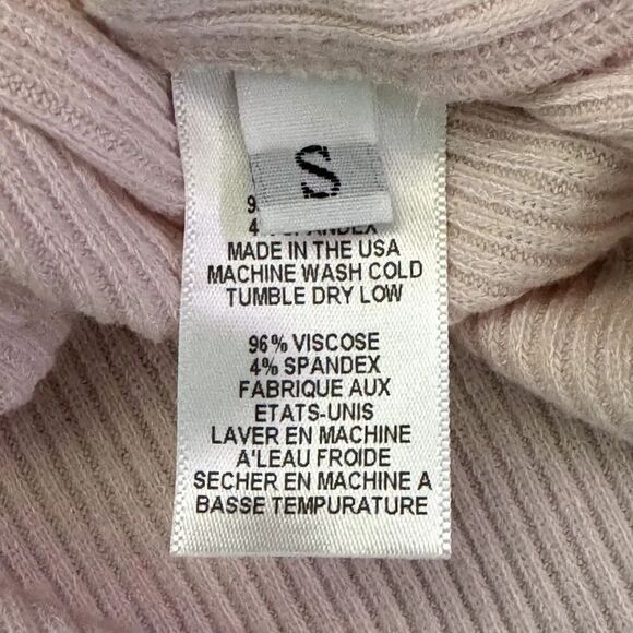 SABYLN size small shell pink ribbed sleeveless maxi dress - Picture 5 of 7